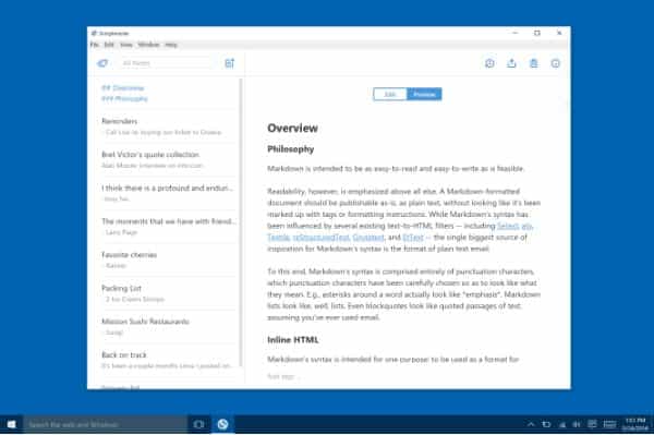 Simplenote for Windows