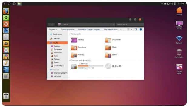 Ubuntu Theme for Windows