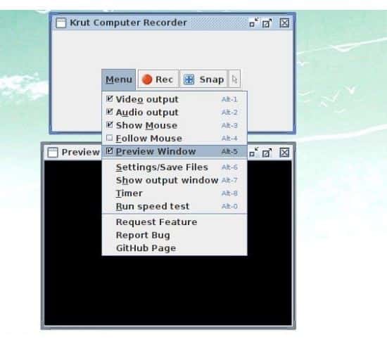 Krut Screen Recorder - Terminal Based