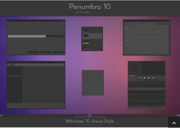 dark windows 10 themes