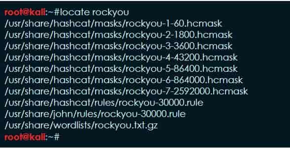 rockyou password list