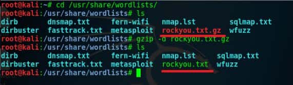 rockyou password list