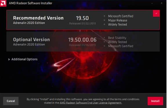 Finding AMD Driver Version