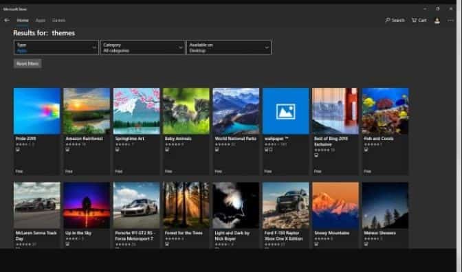 Install Microsoft Official Themes