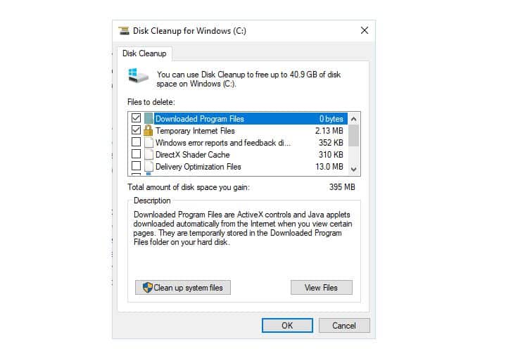 Disk Cleanup