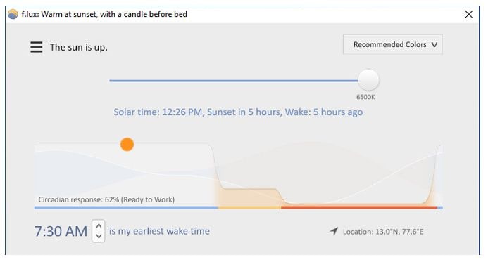 F-Lux Brightness App