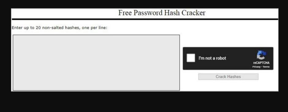 CrackStation Hash Cracker