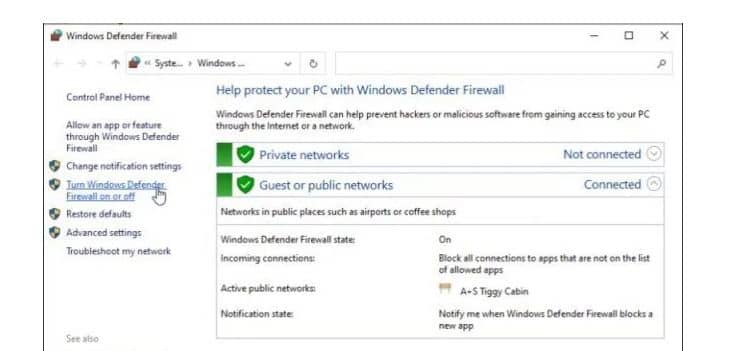 Disable Windows 11 Hotspot Service