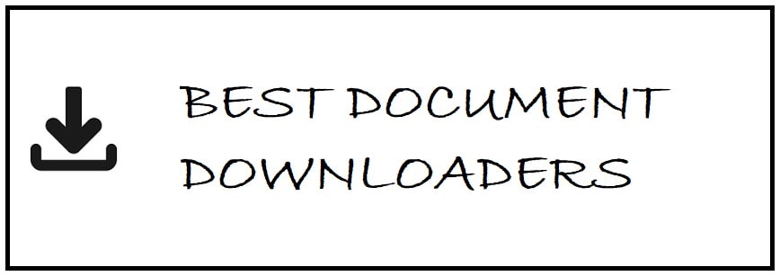 Best Document Downloaders for PDF and PPT